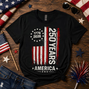 T-shirt 250 ans commémoration de l'indépendance de l'Améri