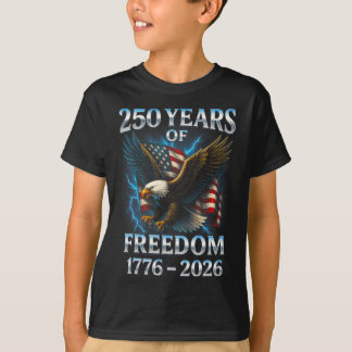 T-shirt 250 Ans De Liberté 1776 2026 Ld Aigle 250e Anniver