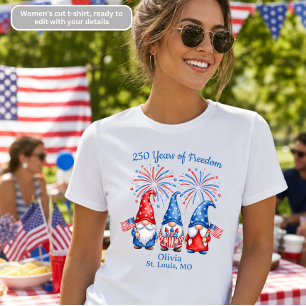 T-shirt 250 Ans de Liberté Gnomes Femmes
