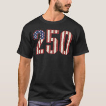 250 Ans de Liberté Vintage USA Patriotique 250 D