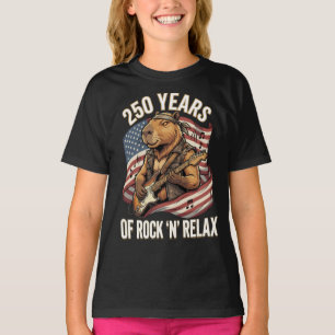 T-shirt 250 Ans de Rock 'N' Relax Capybara Rockstar