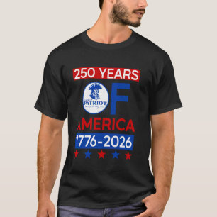 T-shirt 250 ans États-Unis Révolution américaine Semiquinc