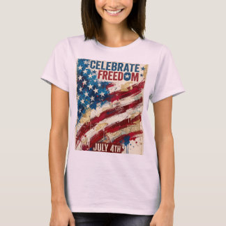 T-shirt 250e anniversaire de la liberté américaine 1776 Cé