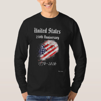 T-shirt 250e anniversaire des États-Unis