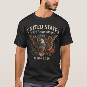 T-shirt 250e anniversaire des États-Unis