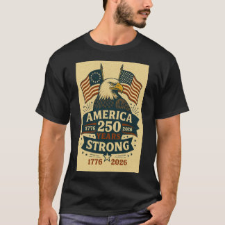 T-shirt 250e anniversaire des États-Unis