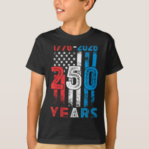 T-shirt 250e anniversaire des États-Unis 4 juillet 250 ans