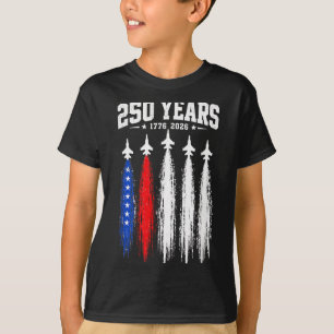 T-shirt 250e anniversaire États-Unis 4 juillet 250 ans