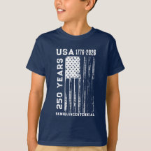 T-Shirt 250e Anniversaire USA 4 Juillet