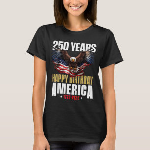 T-shirt 250e anniversaire USA patriotique 4 juillet 2026
