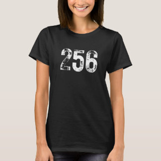 T-shirt 256 Area Code Huntsville AL Mobile Telephone Area 