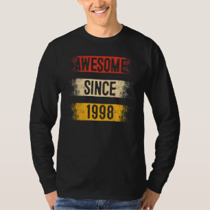 T-shirt 25 ans Awesome depuis 1998 25e anniversaire