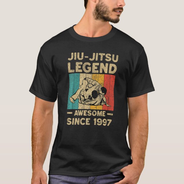 T-shirt 25 Ans BJJ Jiu-Jitsu Légende stupéfiante depuis 19 (Devant)