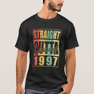 T-shirt 25 Ans Retro Anniversaire Cadeau Direct Outta Ja