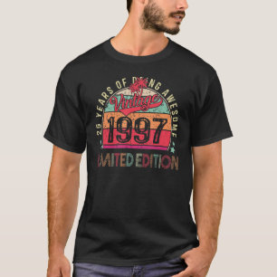 T-shirt 25 ans Vintage 1997 25e anniversaire
