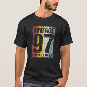 T-shirt 25 Ans Vintage 1997 25E Anniversaire Décoration