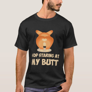 T-shirt 25 Arrêtez de mater mon cul Corgi
