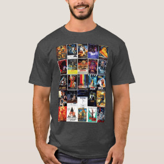 T-shirt 25 films emblématiques cadeau d'amis