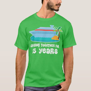T-shirt 25e anniversaire Croisière Couples 25 ans ensemble