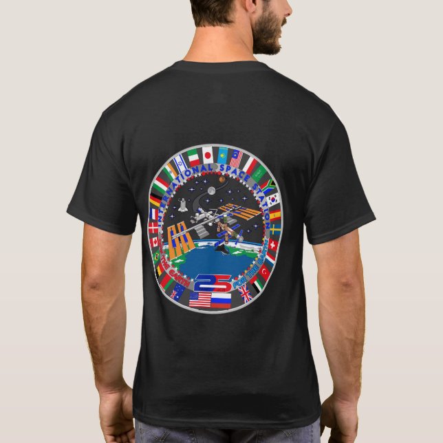 T-shirt 25e anniversaire de l'ISS (Dos)