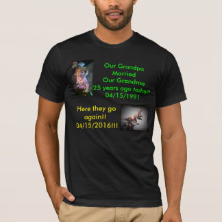 T-shirt 25e anniversaire du Mariage