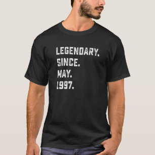 T-shirt 25e anniversaire Légendaire depuis mai 1997 25 ans