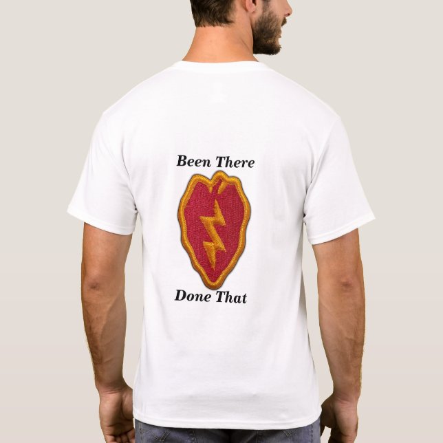 T-shirt 25e division d'infanterie anciens combattants de l (Dos)