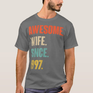 T-shirt 25e Mariage Aniversaire Cadeau Son incroyable femm