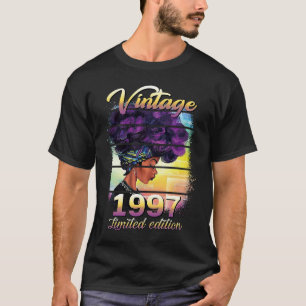 T-shirt 26 Ans 26e Anniversaire Femmes noires fantastique 