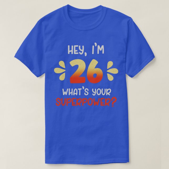 T-shirt 26e anniversaire 1 (Design devant)