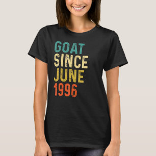 T-shirt 26e anniversaire 26 ans chèvre depuis juin 1996