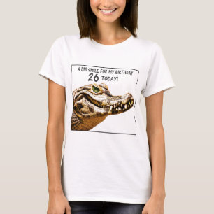 T-shirt 26e anniversaire Alligator Smile