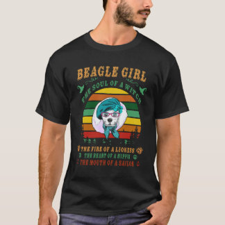 T-shirt 27 Beagle Girl - l'Âme - Le Feu - Le Cœur -