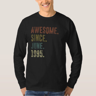 T-shirt 27e anniversaire Vintage stupéfiant depuis juin 19