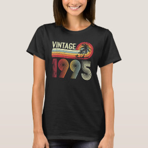 T-shirt 28 Ans Hommes Femmes Vintage 1995 Retro 28e Naissa