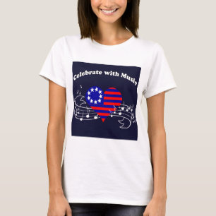 T-shirt #28 célèbrent avec la musique