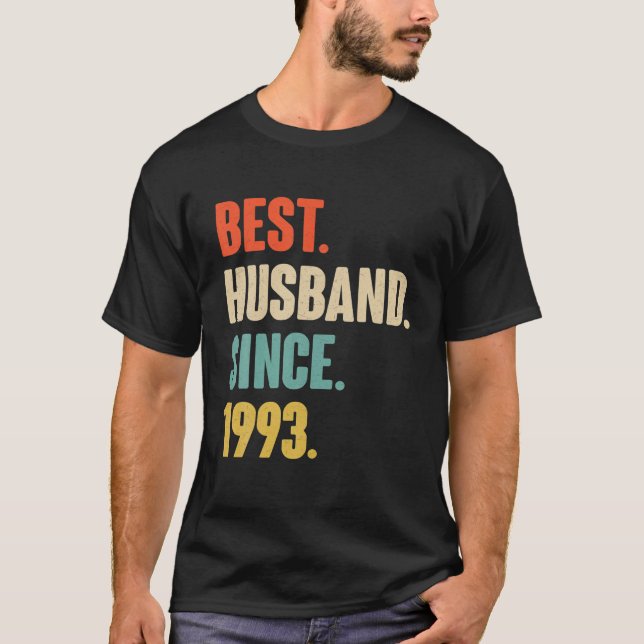 T-shirt 28E Anniversaire Du Mariage Le Cadeau - Meilleur M (Devant)