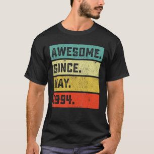 T-shirt 28e anniversaire stupéfiant depuis mai 1994 28 ans