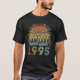 T-shirt 28E Cadeau Anniversaire Magnifique Depuis Janvier 