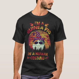 T-shirt 29 Costume d'Halloween de cochon d'Inde pour humai