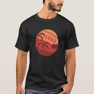 T-shirt 29e Anniversaire Classic Palm Sunset Birthda