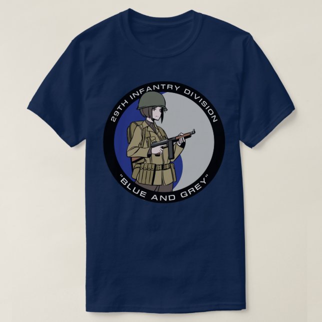 T-shirt 29e division d'infanterie (Design devant)