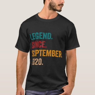 T-shirt 2 ans de légende depuis septembre 2020 2e naissanc