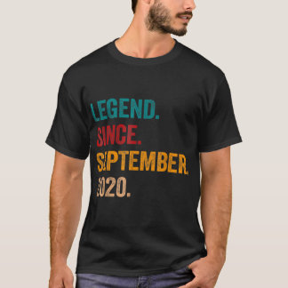 T-shirt 2 ans de légende depuis septembre 2020 2e naissanc