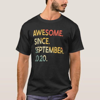 T-shirt 2 ans de légende Vintage depuis septembre 2020 2n