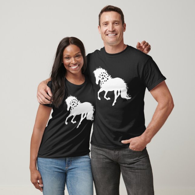 T-shirt 2- Chemise Cheval, Aiguille Cheval, Cheval Filles (Unisexe)