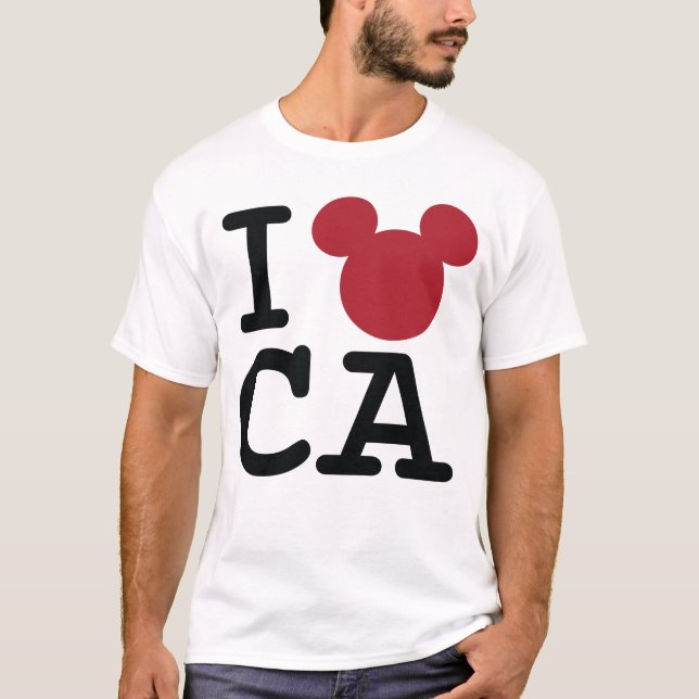 T-shirt 2 Côté I Love Mickey | Vacances en famille en Cali (Devant)