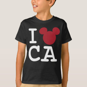 T-shirt 2 Côté I Love Mickey   Vacances en famille en Cali