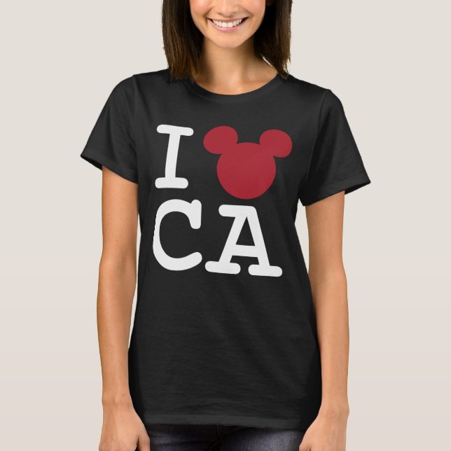 T-shirt 2 Côté I Love Mickey | Vacances en famille en Cali (Devant)