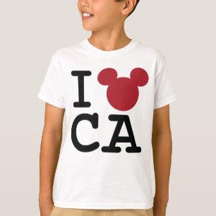 T-shirt 2 Côté I Love Mickey   Vacances en famille en Cali